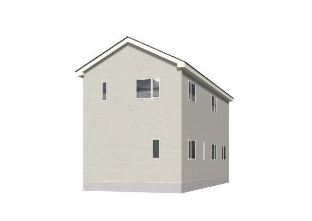 【新築戸建】札幌市東区北43条東2丁目2棟の外観パース|【仲介手数料無料】【価格相談可能】です。