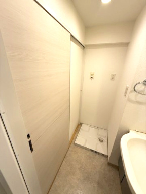 日神デュオステージ王子のランドリースペース|防水パン付洗濯機置場
