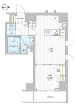 【間取り】 | ＲＥＦＲＡＭＥ ５ Ｉｒｉｙａ