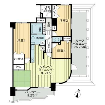 【間取り】 | ハイホーム亀有弐番館