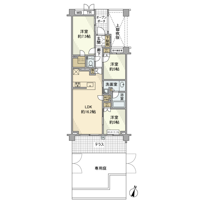 プラウド富士見ヶ丘コートテラス