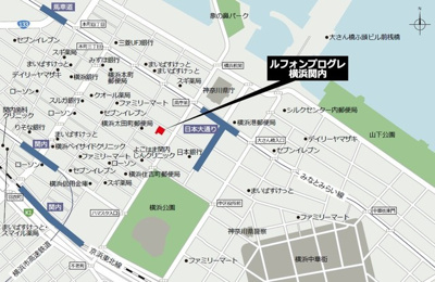 【地図】 | ルフォンプログレ横浜関内