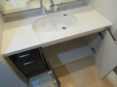 【収納】 | ライオンズヒルズ田端不動坂 | 洗面器下収納　※前回募集時2020年8月の写真