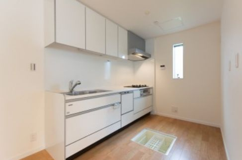 茅ヶ崎市今宿新築戸建て　4期1号棟のキッチン|キッチン施工例