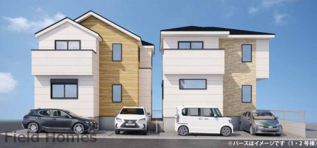 秦野市萩が丘新築戸建て　1期1号棟の外観|外観イメージ「秦野市萩が丘新築戸建て」