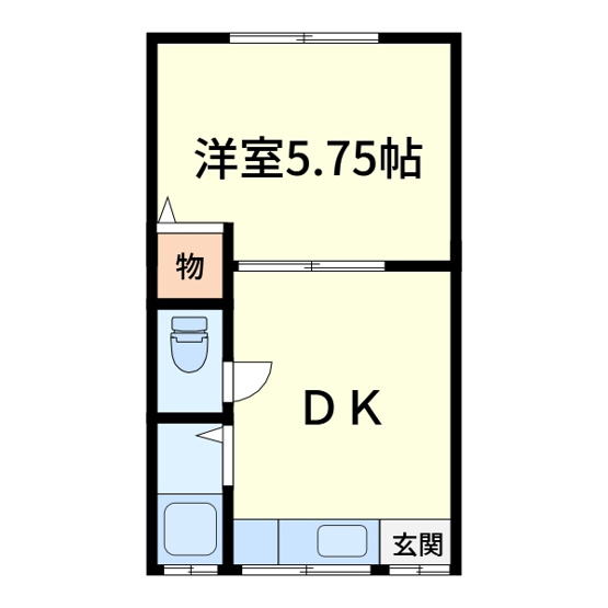 【間取り】 | 稲荷の森ハイツ