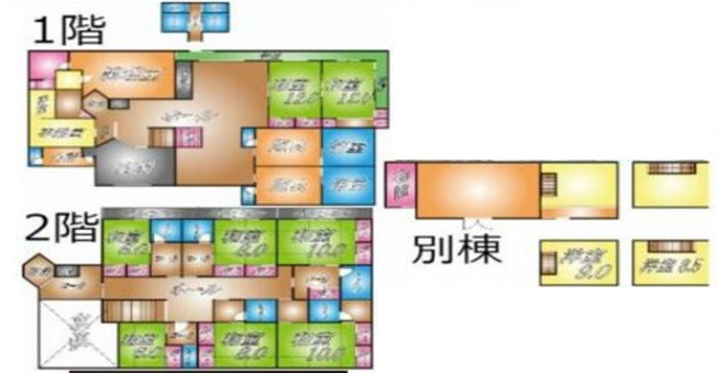 【間取り】 | 旅館 京丹後市網野町掛津