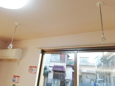 【内装】 | エスポワール | 室内物干しができます！