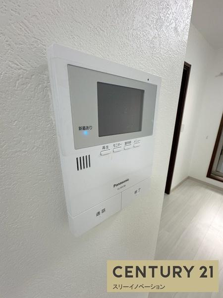 メゾン山本2のセキュリティ|★ＴＶモニター付きインターホン！★