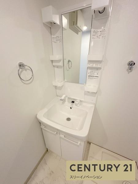 メゾン山本2の洗面所|★人気の独立洗面台★