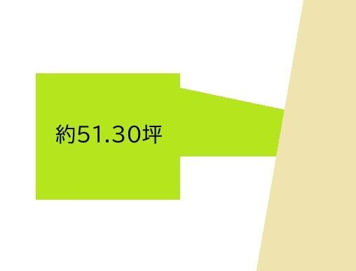 和歌山市手平5丁目　土地の土地図