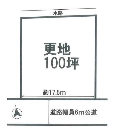 磯城郡川西町大字結崎の売地の土地図