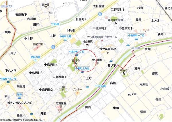 ネオシティ岡崎南壱番館のその他|交通アクセス図です。