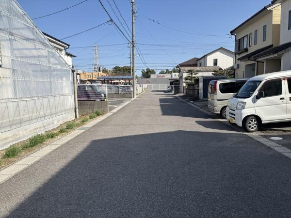 岡崎市大樹寺３丁目・中古戸建の前面道路含む現地写真|前面道路です。