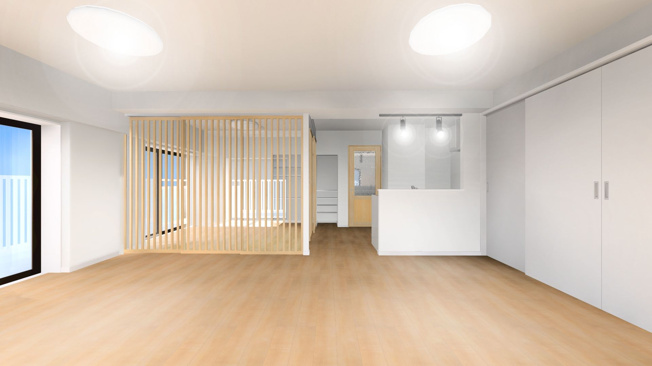 【居間・リビング】 |  ライオンズマンション香住ケ丘☆仲介手数料半額☆