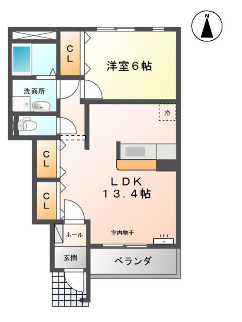 ラ・ナチュールの間取り