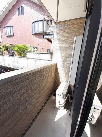 プラチナ　ブルーのバルコニー