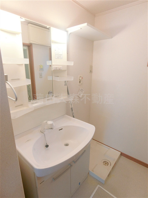 グリーンフォレストⅡの洗面所|洗面脱衣所　独立洗面台　