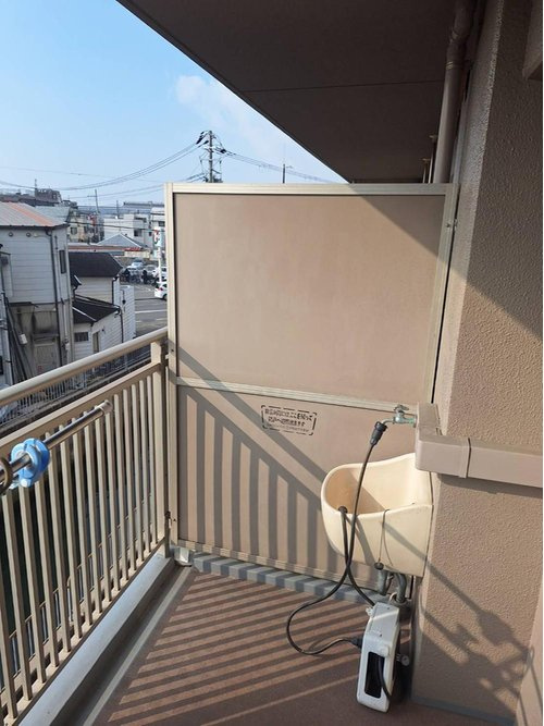甲子園パークホームズけやきみちのバルコニー