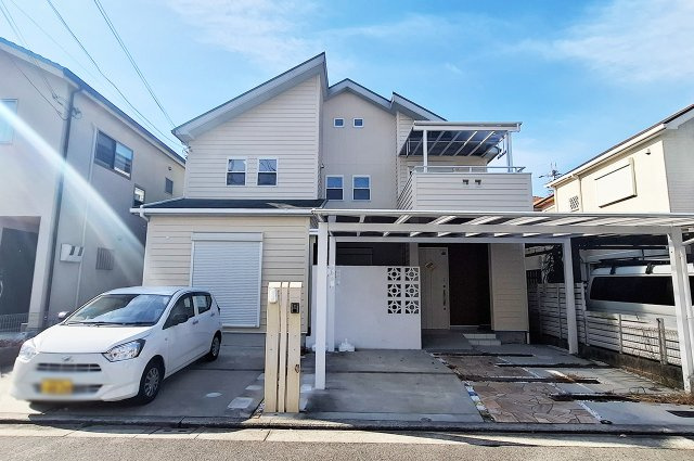 堺市南区美木多上の外観|おしゃれな外観です