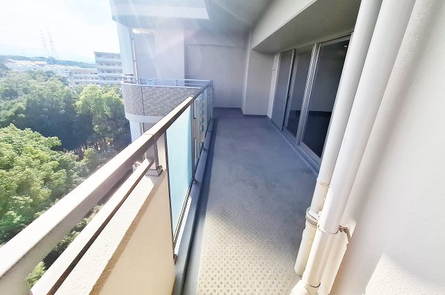 堺・泉北光明池城山公園シンシアのバルコニー|バルコニー：リビング側（南東）