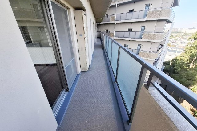 堺・泉北光明池城山公園シンシアのバルコニー|バルコニー：勝手口・洋室側（北東）