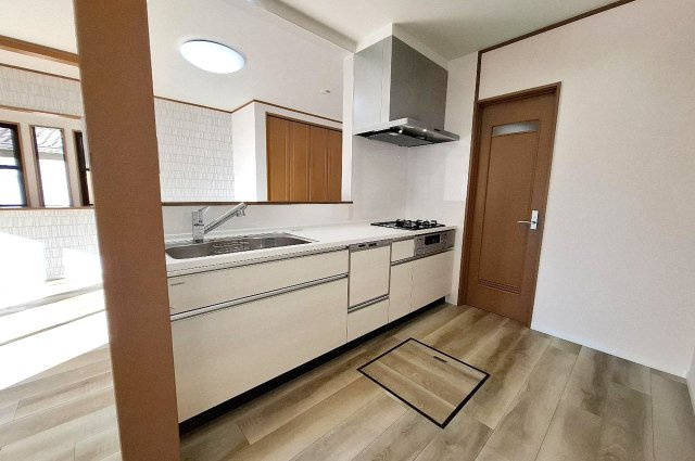 堺市中区福田のキッチン|キッチンは、タカラスタンダードの食洗機付きシステムキッチンを新調しました。