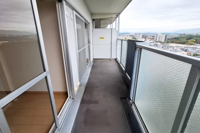 泉北星和台コーポラスのバルコニー|バルコニー：南向きで日当り良好です。