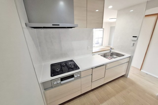 ロイヤルアーク泉ヶ丘のキッチン|キッチン：食洗機・浄水器付きのシステムキッチンを新調済み。