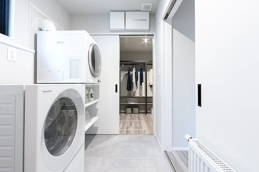 八軒8条西2丁目　のランドリースペース