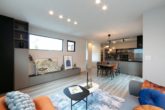 八軒8条西2丁目　の居間・リビング