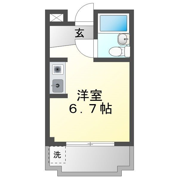 クラウンプラザ往完の間取り