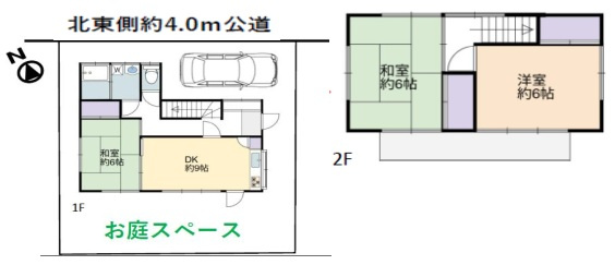 戸建 狭山市入間川の間取り