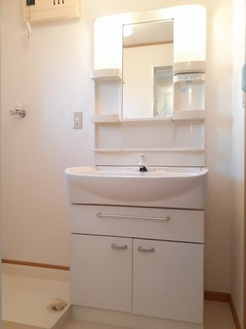 花水木の洗面所