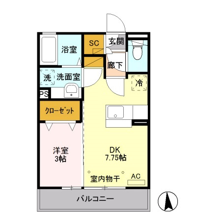 【間取り】 | クライス ヒル Ⅱ