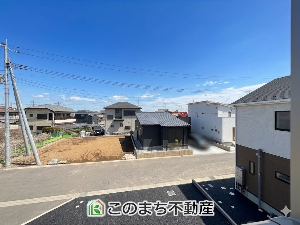 CRADLEGARDEN小山市横倉第4の展望|バルコニーからの眺めです！
