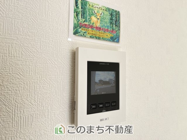 CRADLEGARDEN小山市横倉第4の設備|ＴＶモニター付きインターホンで防犯面もしっかり安心♪
