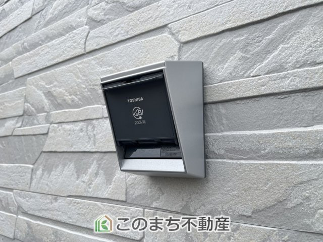 CRADLEGARDEN小山市横倉第4の設備|電気自動車用コンセントのソケットがございます。電気工事後に使用可能です。
