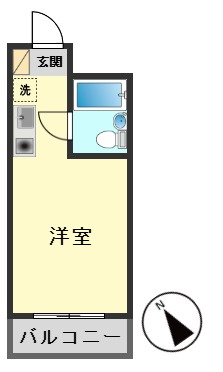 パレドール高砂Ⅰの間取り