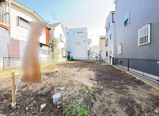 【外観】 | 富士見市水谷東2丁目　建築条件なし売地　全1区画　(志木本店) | 販売現地／2026年3月5日撮影　
小学校まで徒歩7分、中学校まで徒歩9分でお子様の通学に便利な住環境。