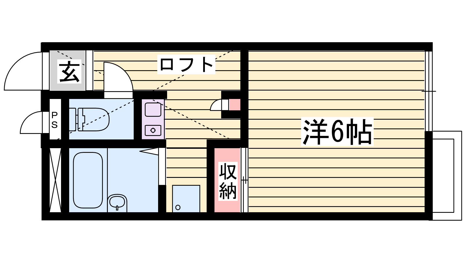 レオパレスＩ　ＴＯ　Ｕの間取り