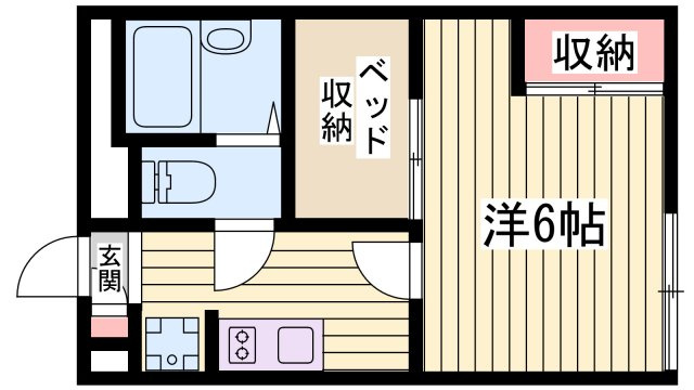 レオパレスルミエールの間取り