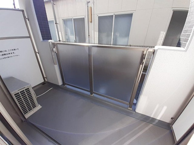 【バルコニー】 | クレール | 広々としたバルコニーです