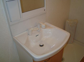 洗髪洗面化粧台