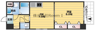 【間取り】 | セントアミール南久宝寺