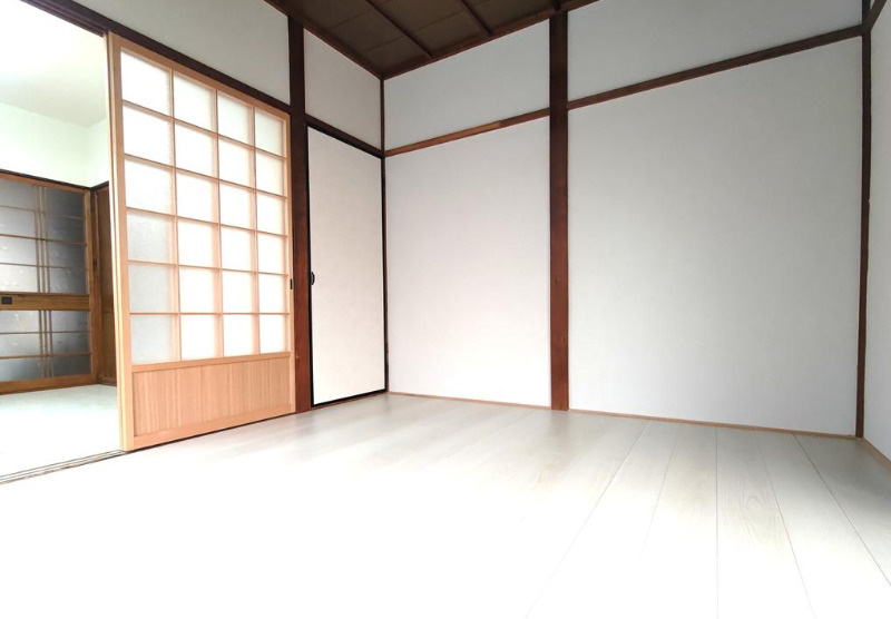 西田中町貸家の寝室