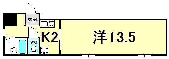 松屋北野坂ビルの間取り