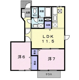 【間取り】 | エクセレントガーデンＡ