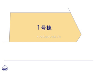 【区画図】 | 名古屋市港区多加良浦3丁目25-2【仲介手数料無料】新築一戸建て　1号棟