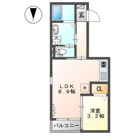 サンライズ京橋の間取り